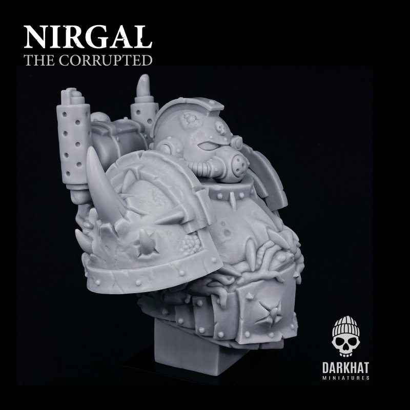 Nirgal Resin Bust – 110mm Chaos Warrior | Limited Edition