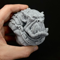 Kharzôg – orc bust to paint – 70 mm