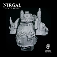 Buste résine Nirgal – Guerrier du chaos 110 mm | Edition limitée
