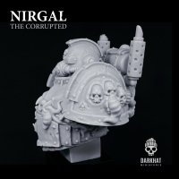Nirgal - Buste nurgle à peindre - profil gauche