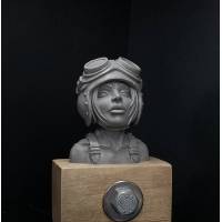 KIRA, The Rogue Girl - buste féminin à peindre – 75 mm