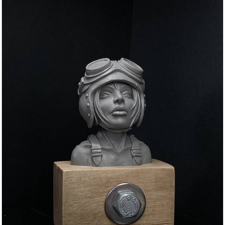 KIRA, The Rogue Girl - buste féminin à peindre – 75 mm