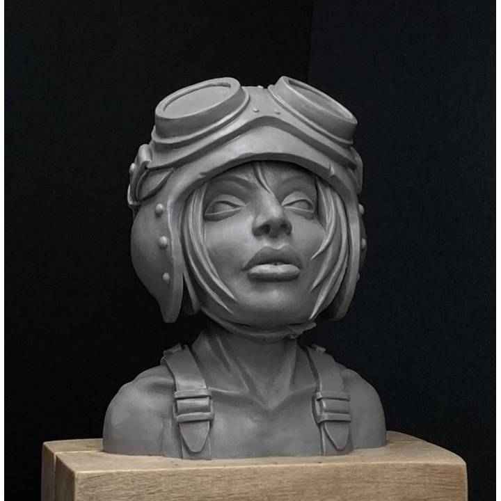 KIRA, The Rogue Girl - buste féminin à peindre – 75 mm