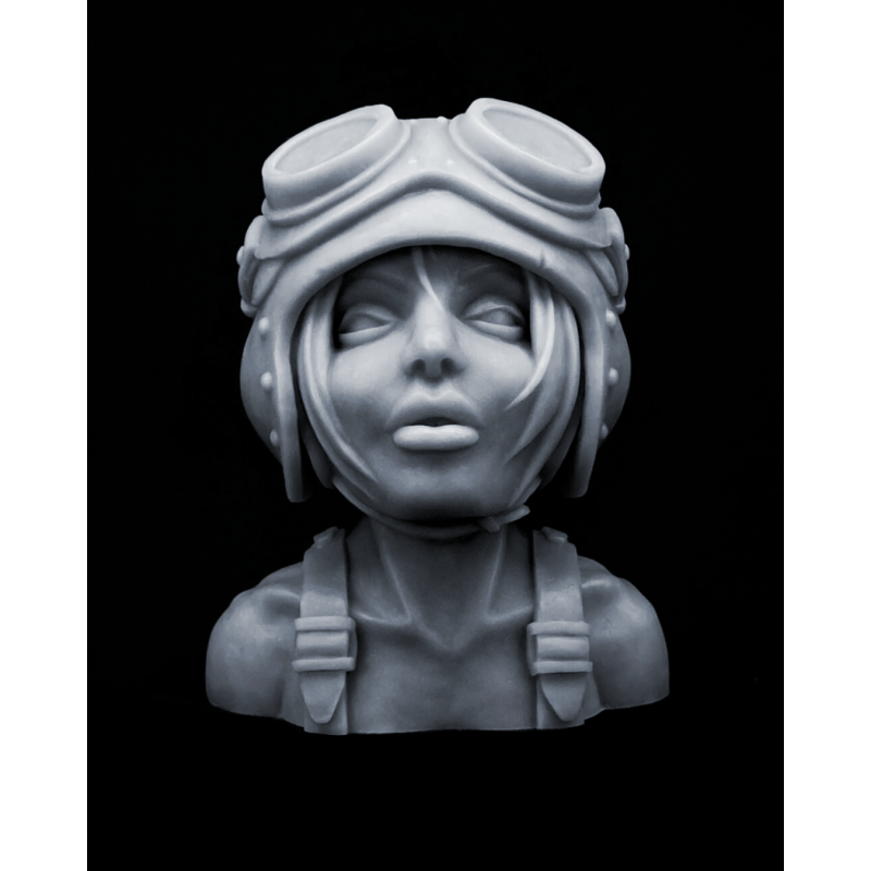 KIRA, The Rogue Girl - 75 mm female bust to paint