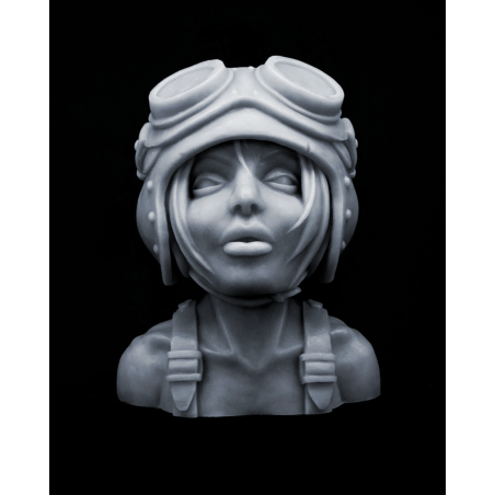 KIRA, The Rogue Girl - buste féminin à peindre – 75 mm