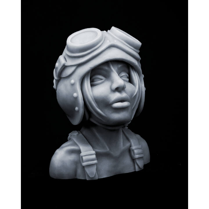 Kira, La Rebelle | Buste Miniature Résine 75mm - Post-Apocalyptique