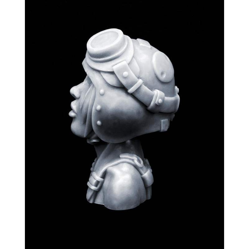 Kira, The Rogue Girl | 75mm Resin Miniature Bust - Post-Apocalyptic