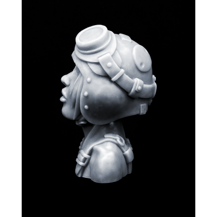 Kira, La Rebelle | Buste Miniature Résine 75mm - Post-Apocalyptique