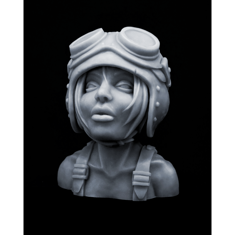 Kira, The Rogue Girl | 75mm Resin Miniature Bust - Post-Apocalyptic