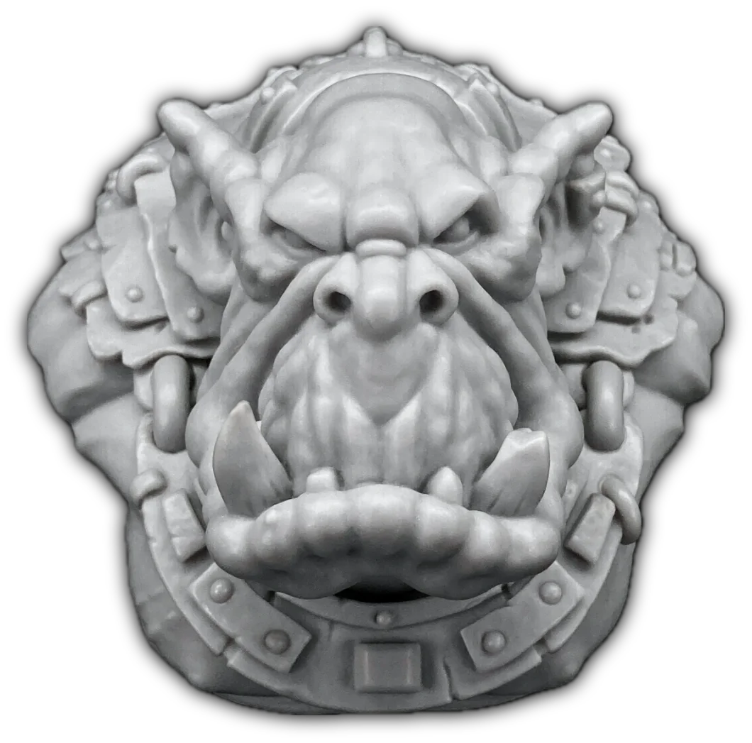 Kharzôg - buste orc à peindre – profil droit