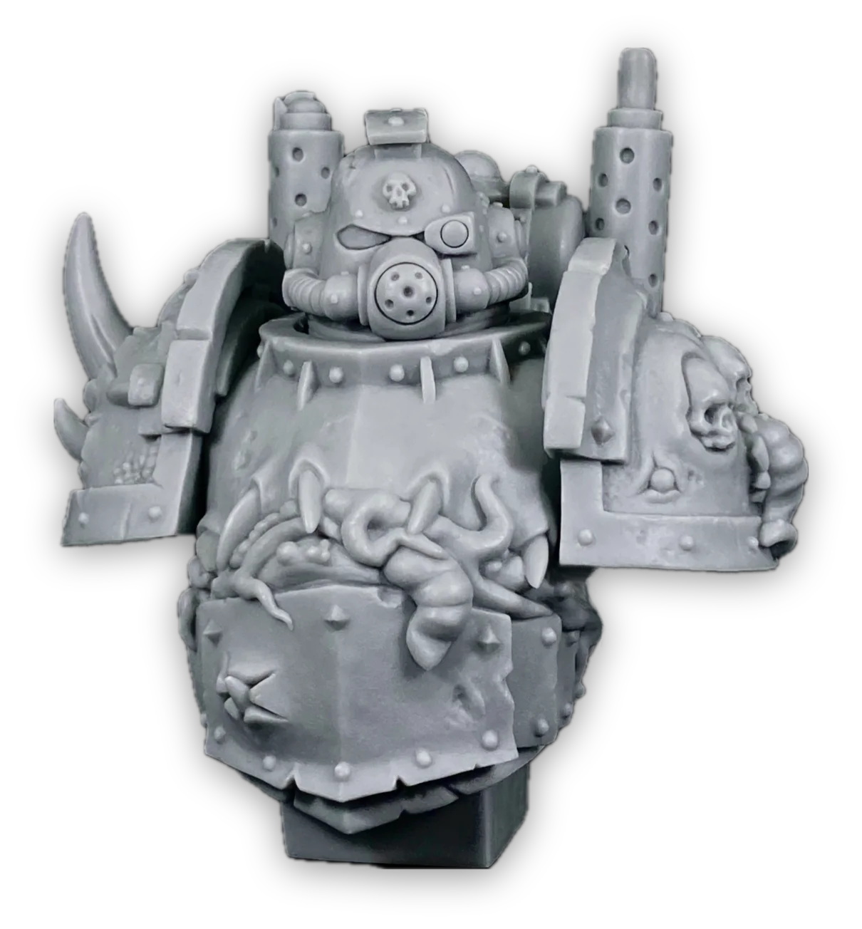 Nirgal - Buste nurgle à peindre - vue de face